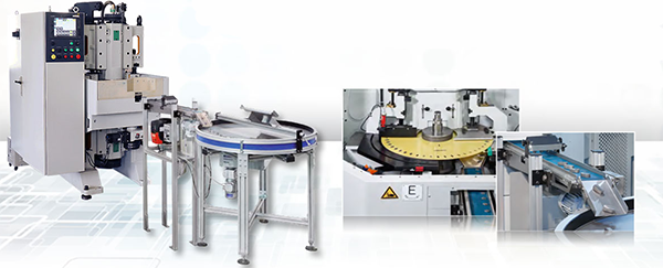 轉(zhuǎn)盤式雙端面磨床自動上下料 轉(zhuǎn)盤式雙端面磨床自動上下料